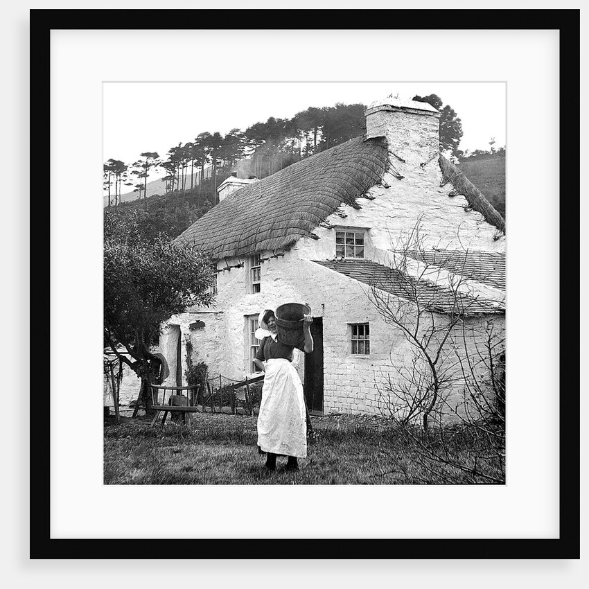 Thatched Cottage, Ballaugh, Isle of Man by George Bellett Cowen